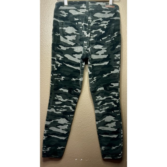 Pilcro And The Letterpress Anthropologie Pants 28 Corduroy High-Rise Skinny Camo - Picture 8 of 12
